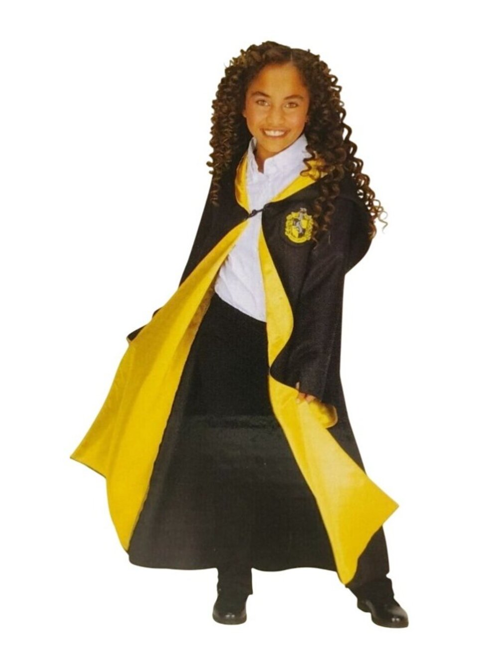 Harry Potter Hufflepuff Satin Robe Costume For Kids 10 to 12x Jakks Pacific